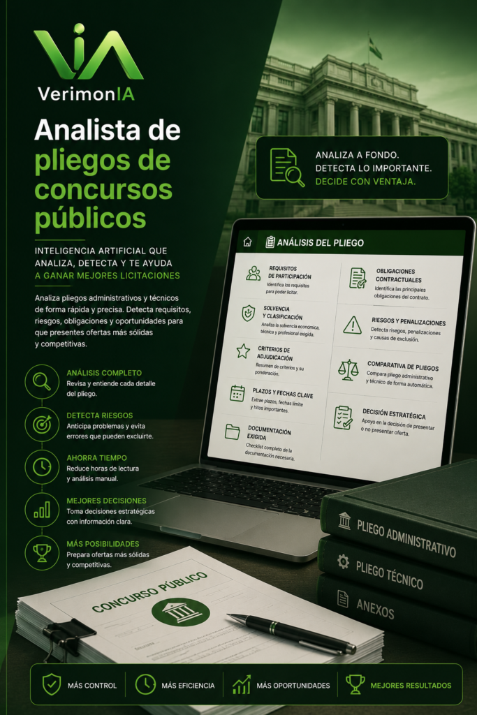 analista de pliegos públicos