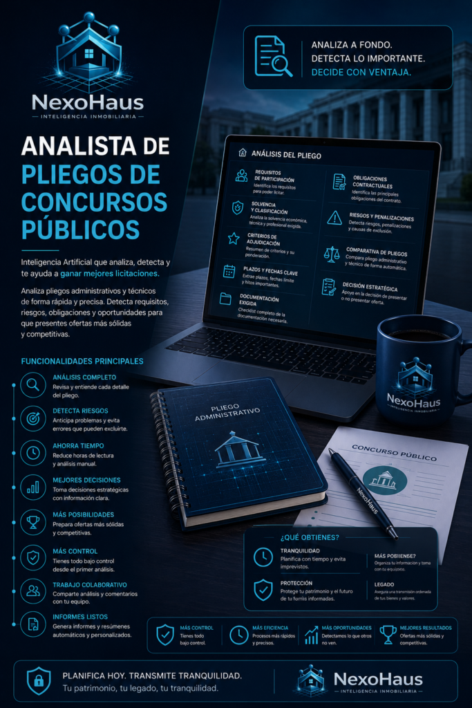 analista pliegos públicos
