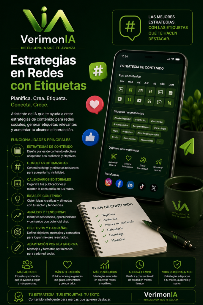 estrategias en redes con etiquetas